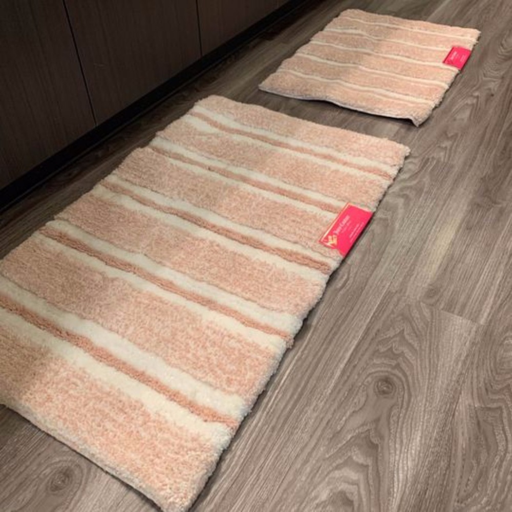 Pair of Juicy Couture Luxury Bath Rugs